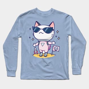 Space Cat Long Sleeve T-Shirt